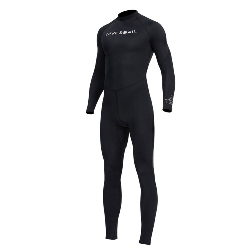 Men's Wetsuit Breathable Sun Protection Black M