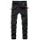 Brístí denim caol bréifnithe le coim leaisteach do fhir 1