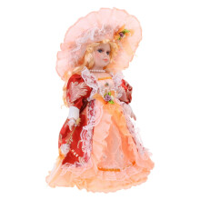 Victorian porcelain female doll European ceramic 1 piece
