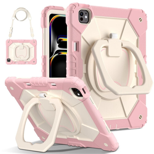 iPad Pro13 Robust støtsikkert deksel rosa