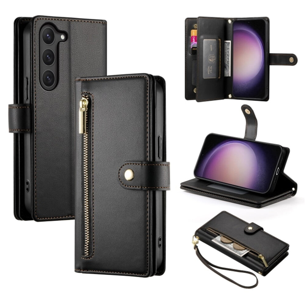 Samsung Galaxy S23 5G Wallet Case Leather Black 968604565069