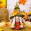 Handmade Felt Fall Gnome Ornament Autumn Swedish Tomte 1