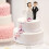 Mini Wedding Figurines Bride and Groom Resin Set 1
