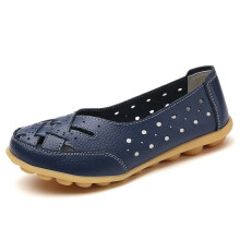 Mocassins ortopédicos Willtoo femininos azul escuro tamanho US8/EU40