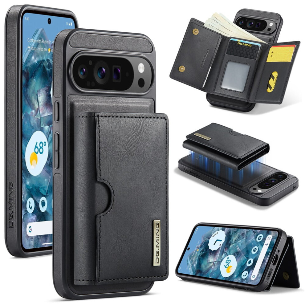 Dg.ming Wallet Case For Google Pixel 9 Pro Xl 6.8" Black 968604564260