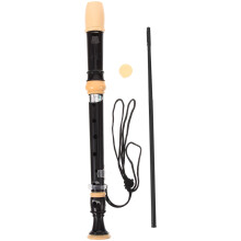 Kids Soprano Recorder Set 8-Hole Plastic with Cleaning Rod