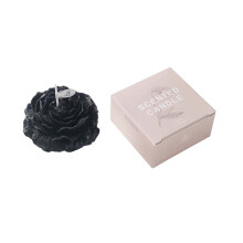 Lumânare din ceară de soia cu parfum de bujor, cadou de aromaterapie florală pentru