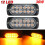 Gul LED-ljusramp för bil/lastbil 12 LED 36 W 2 st 1