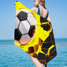 Baseball Print Beach Towel Sandproof 75x150cm