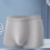 Cuecas Boxer Masculinas Macias, Respiráveis e com Cós Flexível - Pacote com 3 5