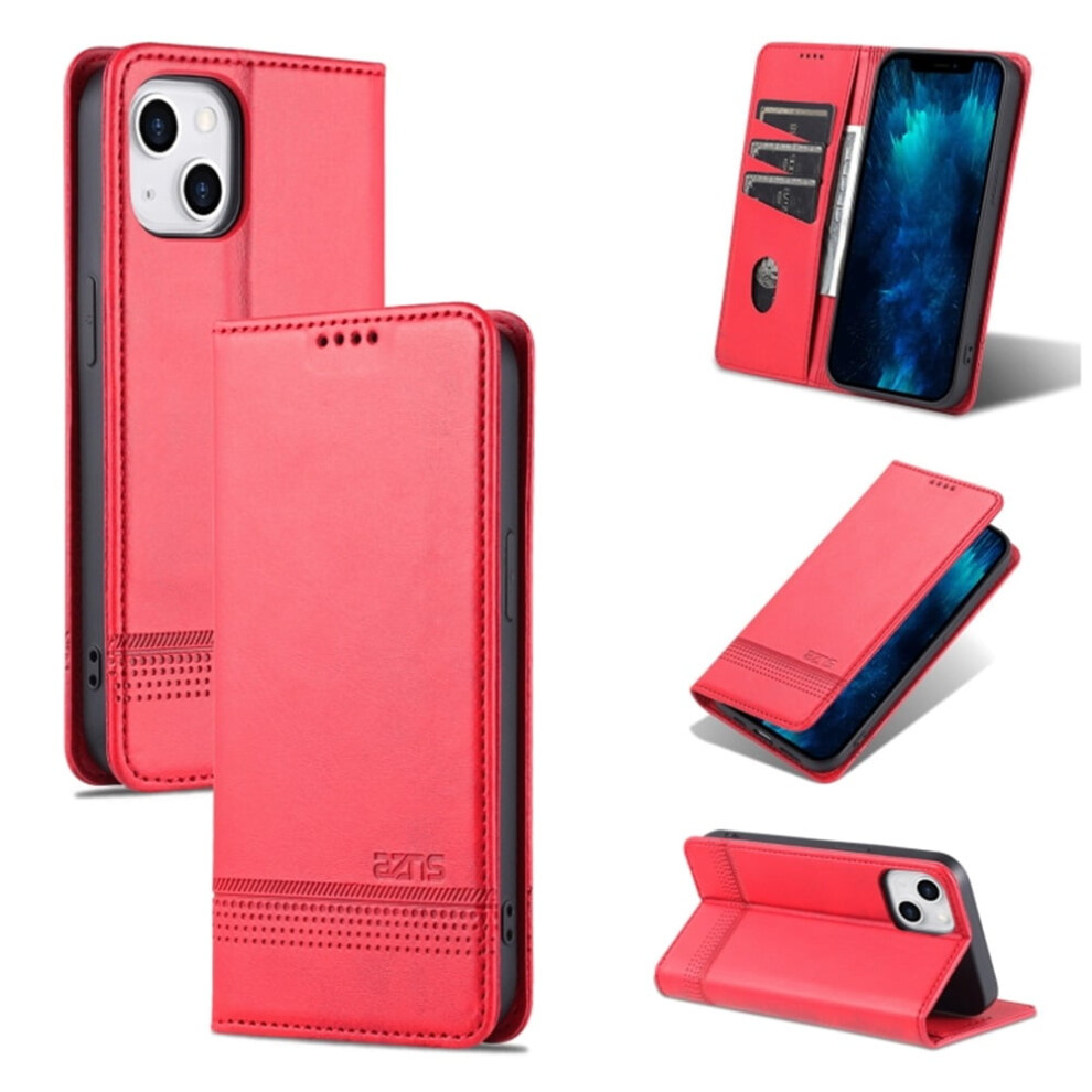 Iphone 14 Pu Leather Wallet Case Â Shockproof Magnetic 968604559938