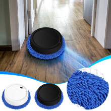 Mopping Robot 1200mAh Battery 9.1x9.1x2.4 Inch White