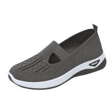 Willtoo Women's Orthopedic Slip-On Sneakers Dark Gray Size