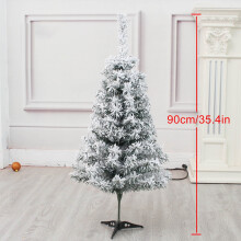 4ft Flocked Artificial Christmas Tree with 200 Tips
