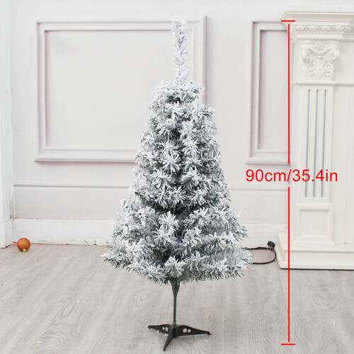 4ft Flocked Artificial Christmas Tree with 200 Tips