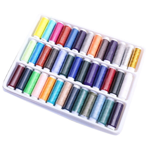 Polyester Sewing Thread Kit 39 Colors 1 Pc