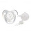 Baby Pacifier with Rhinestone Clip and Personalized Initial 1