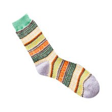 Vintage wollen wintersokken voor dames, etnische stijl, tot halverwege de kuit (1 paar)