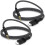 3.5mm Aux Cábla níolón-Braided2-Pack3ft 1
