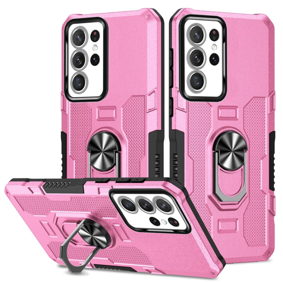Rugged Defender Case For Samsung Galaxy S21 Ultra 5G Pink 968604567100