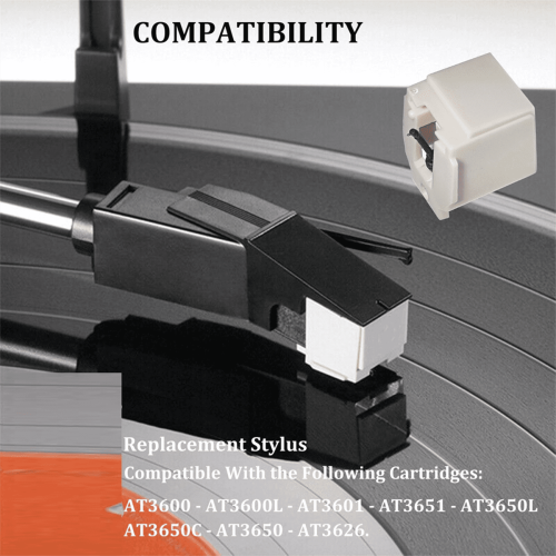 ATN3600L replacement stylus for AT-LP60 turntable 2 pcs 1