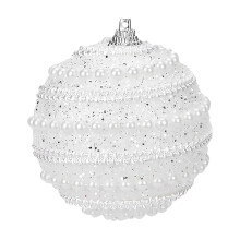Christmas Ornament Pearl Thread Pendant 3.1 inch