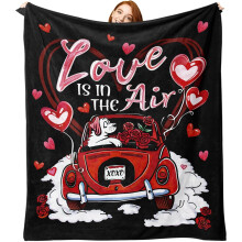Coperta in flanella per San Valentino, 50x60 pollici