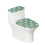 Avocado-Birnen-Toilettensitzbezug-Set, 2-teilig 1