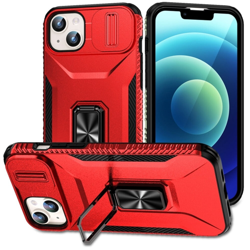 Iphone 15 Slim Fit Shockproof Hybrid Case Red 968604568459