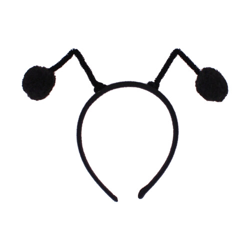 Bee-shaped plush headband for adults and teens