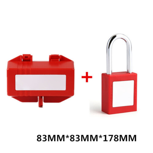 Plastic Tag Device Safety Lock Box with Padlock