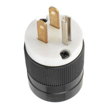 NEMA 5-15P 15A 125V Heavy-Duty Nylon Male Plug