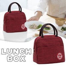 Sac isotherme chauffant en toile pour boîte à lunch, taille unique