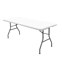 Spandex tablecloth white rectangular 6x2.5ft elastic