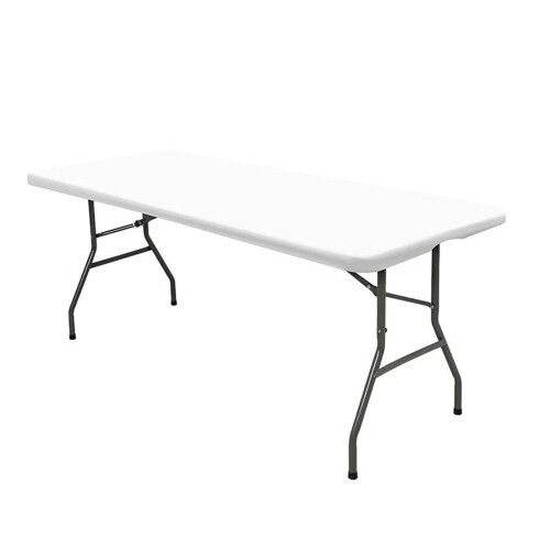 Spandex tablecloth white rectangular 6x2.5ft elastic