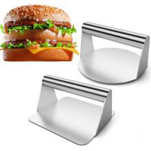 Preas Burger Cruach Dhosmálta 2 Phacáiste (5.5") – Babhta & Cearnógach, Uirlis Bhriseadh Neamhghreamaitheach do Ghrideal Barr Cothrom,