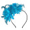 Halloween Feathered Headband Floral Hair Accessory 1