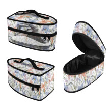 Portable Steamer Travel Case with Handle Rose Pattern