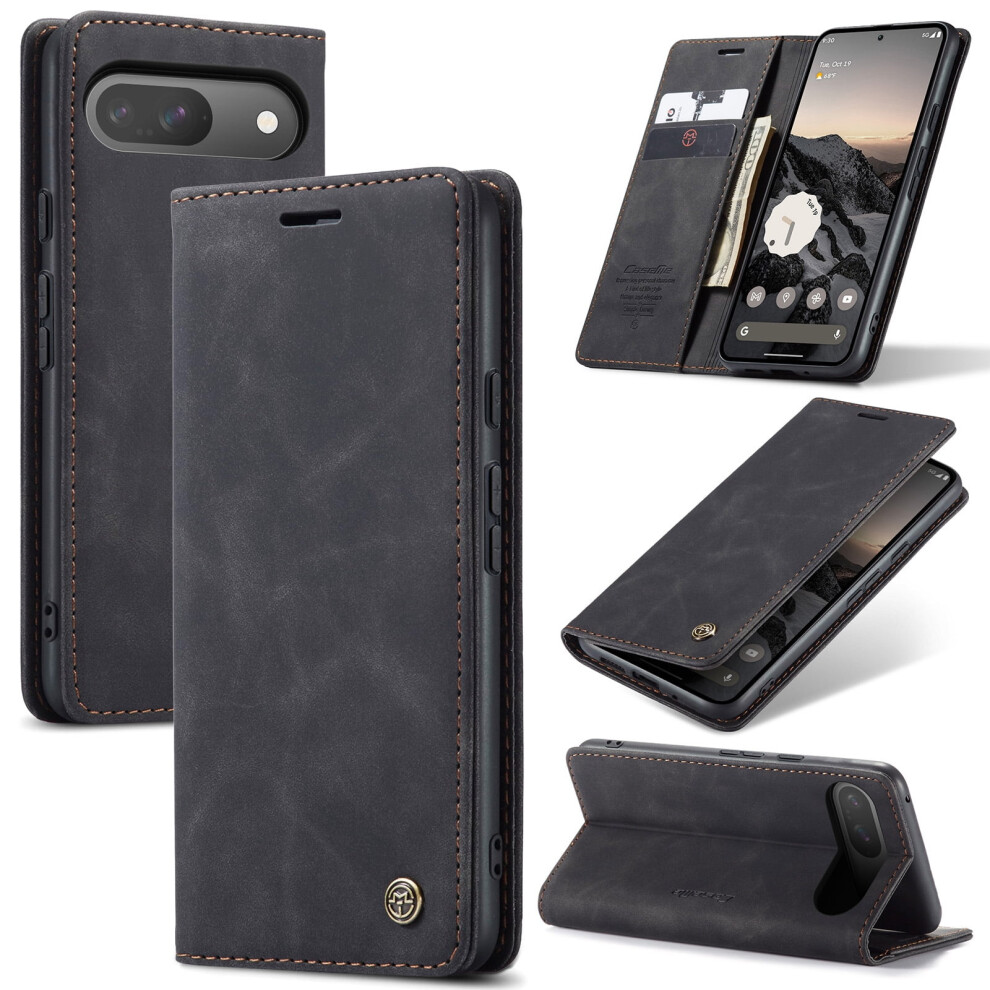 Caseme Leather Flip Wallet Case For Google Pixel 9/9 Pro 9066521635337