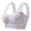 Women's Workout Bra Gray Pullover Sports Top 1