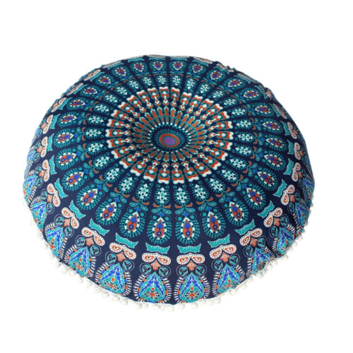 43/80cm Round Indian Floor Pillow Cushion for Case