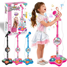 Kids Microphone with Stand Portable Karaoke Machine 1 Pack