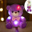 Light-Up Bear Figurine with Ribbon and Bow Tie 1