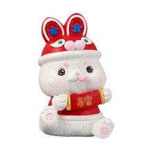 Rabbit Ornament Cartoon Synthetic Resin Mini Statue