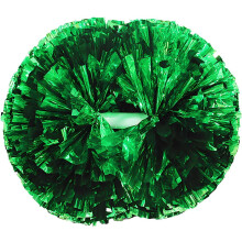 Lot de 2 pompons de cheerleading avec poignée de bâton, couleurs arc-en-ciel, pour encourager les équipes sportives, enfants et adultes.