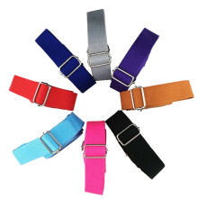 Yoga Strap Lake Blue Cotton with Metal Buckle 12 ft 0.1