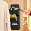 Hanging Storage Bag Gray 3-Tier Large Capacity 6