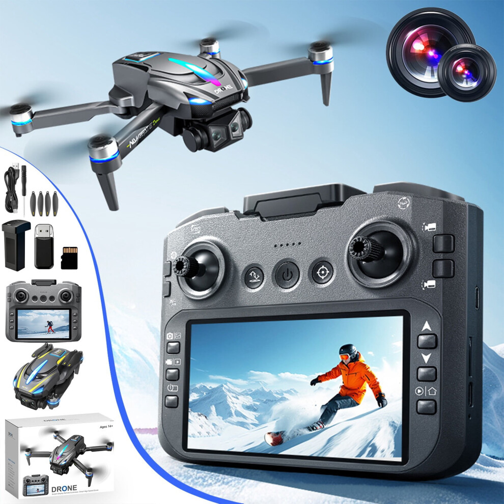 Drone 1080P Brushless Motor 4.3 Inch Screen 10 Min Flight 974856070817