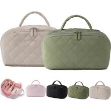 Women's Travel Makeup Bag Waterproof Flat-Lay Organizer