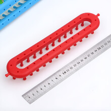 4-Sizes DIY Rectangle Knitting Loom Scarf Sweater Shawl Stitch Knit Weaving Tool
